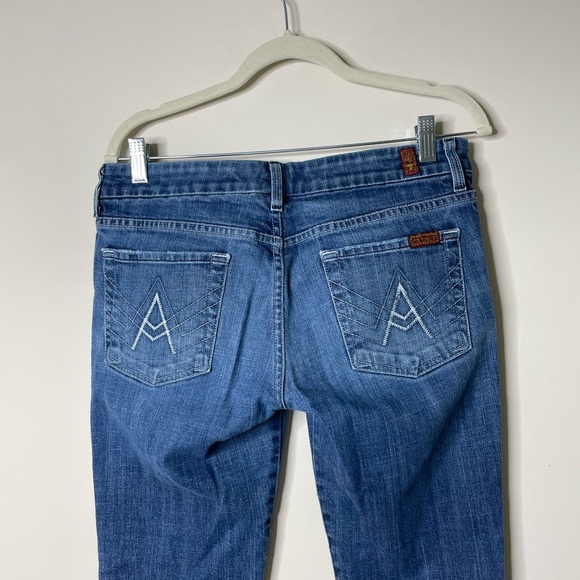 7 For All Mankind A Pocket Flare Jeans 29 - Picture 4 of 7